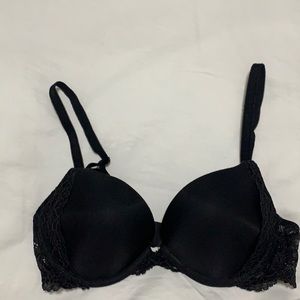 Victoria’s Secret Black Lace Push Up Bra